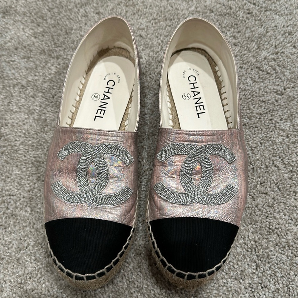 Authentic Chanel espadrille size 41